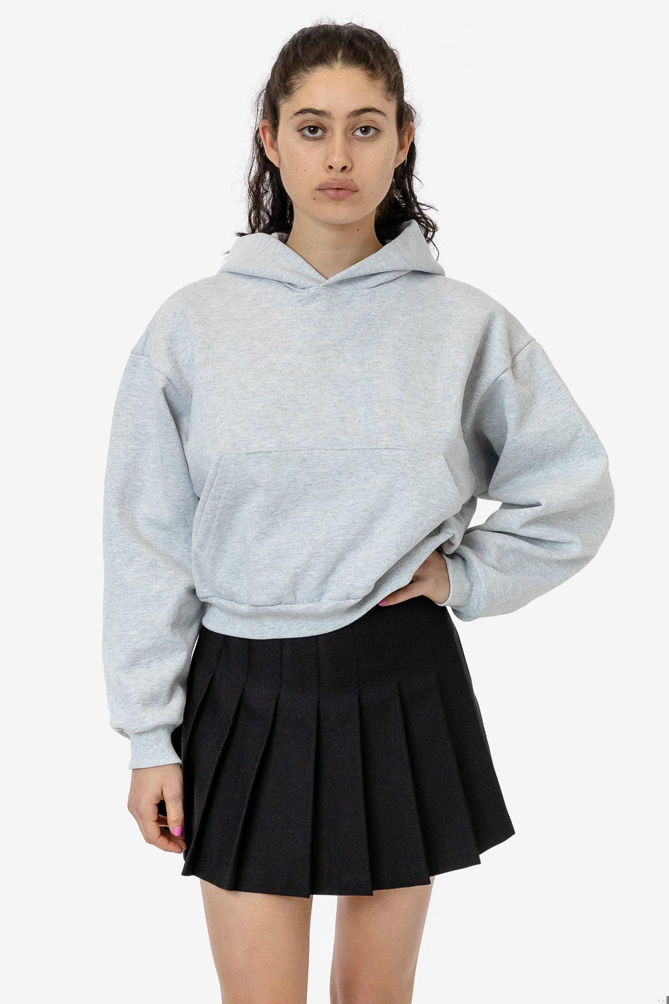 HF19 - Heavy Fleece Cropped Hoodie (Piece Dye)