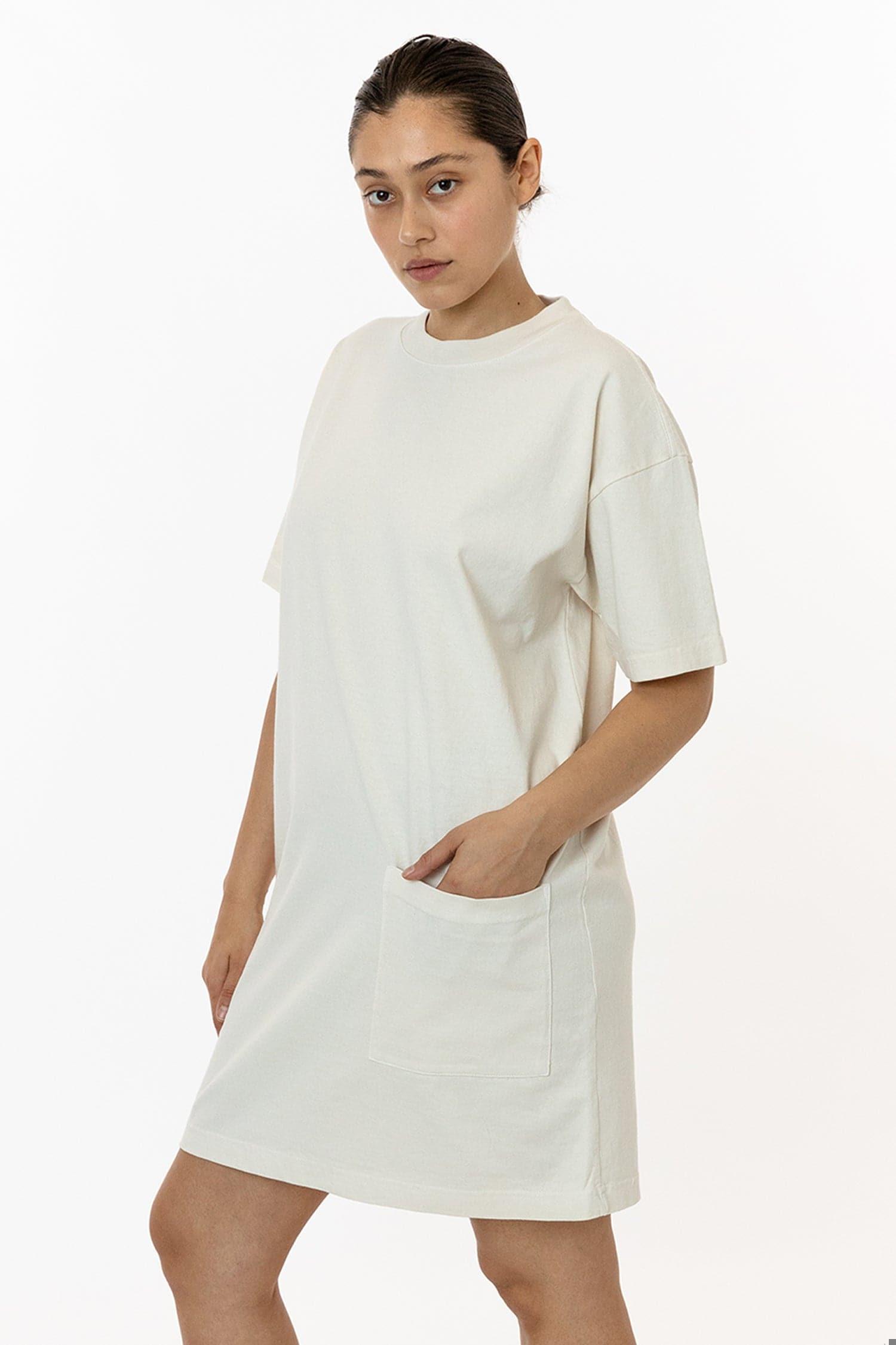 1431GD - Garment Dye Oversized T-shirt Dress