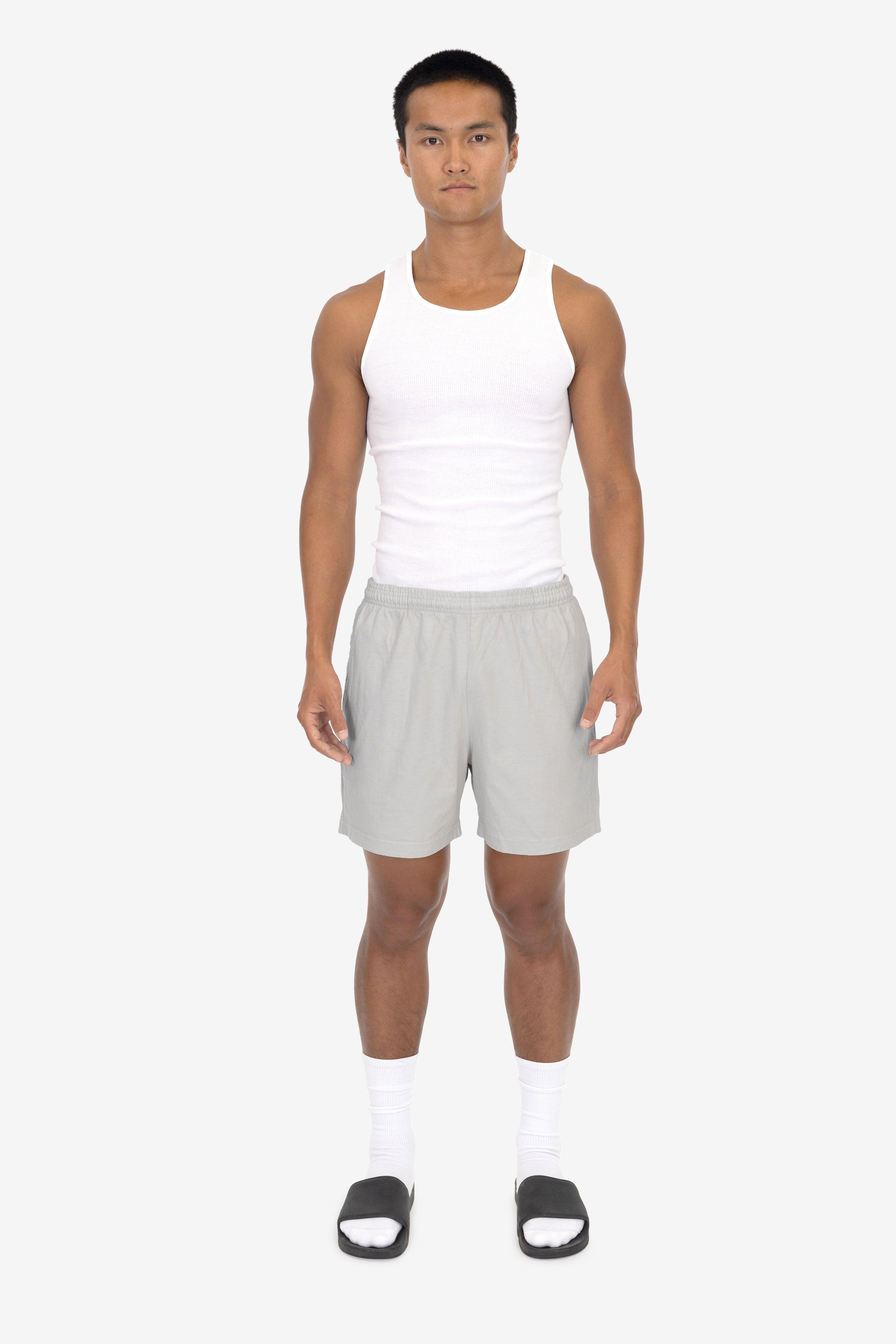 1242GD - Heavy Jersey Garment Dye Gym Shorts