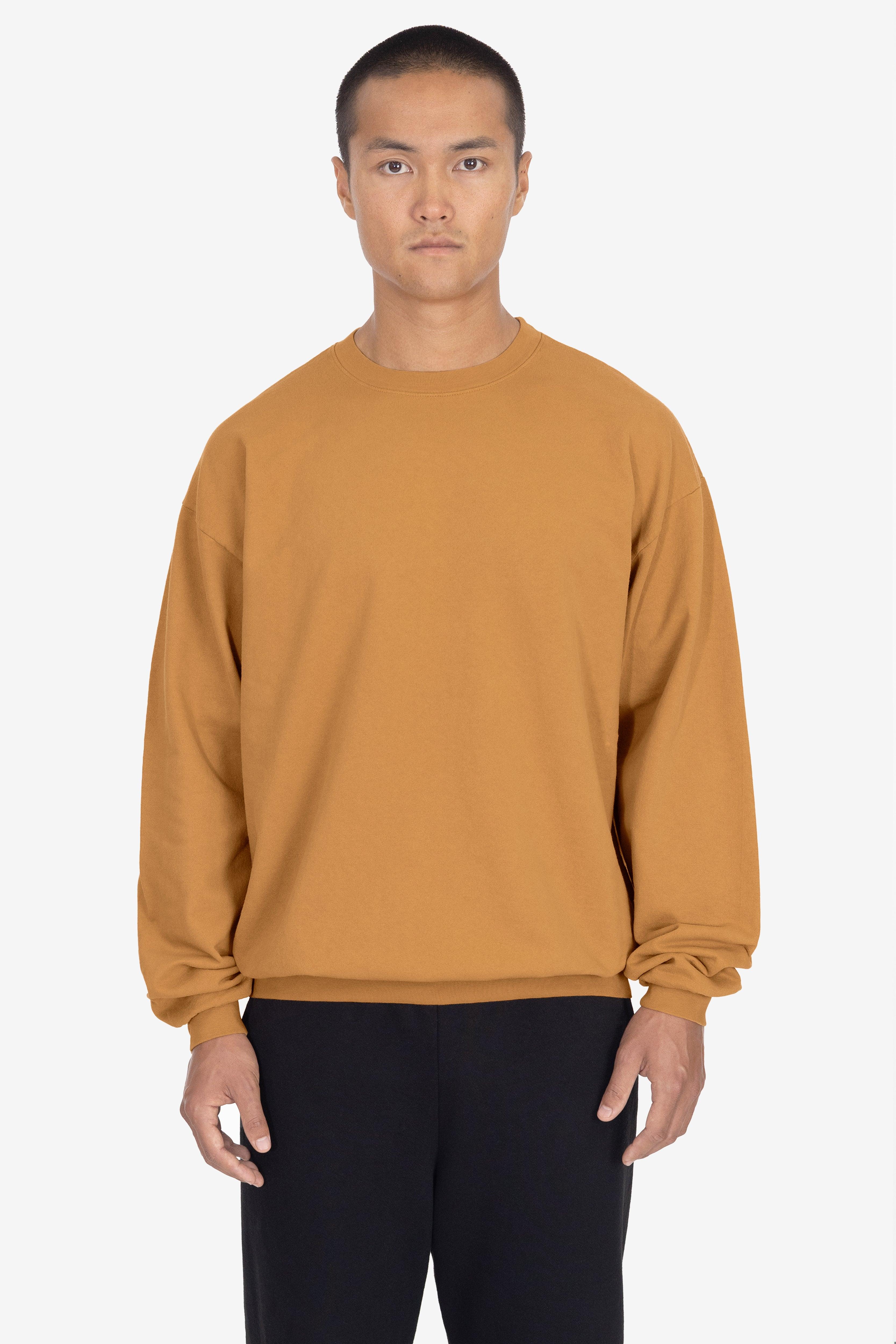 MWT07GD - Long Sleeve Garment Dye French Terry Pullover