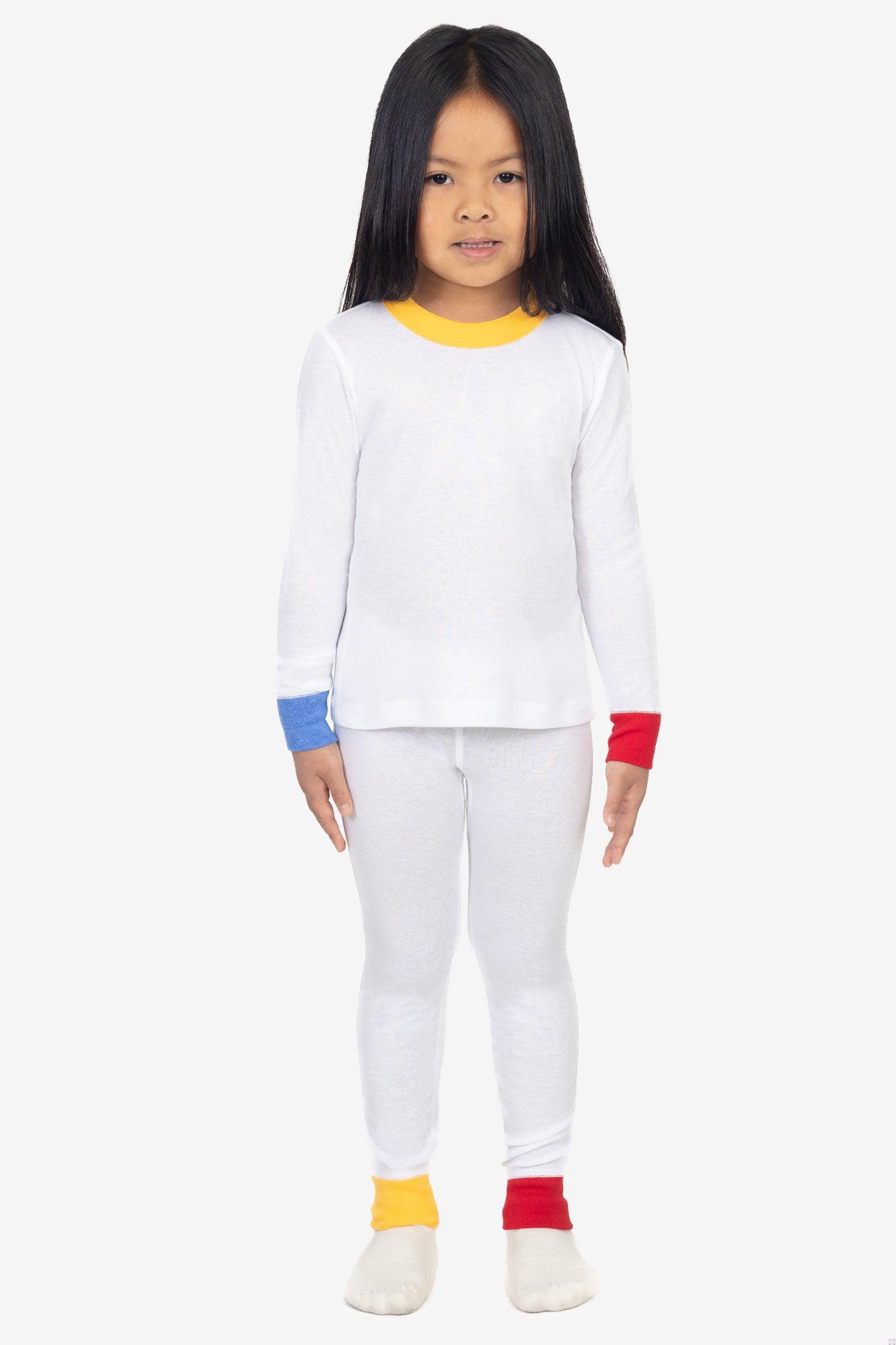 FFR107 - Kids 50/50 Long Sleeve Rib Top