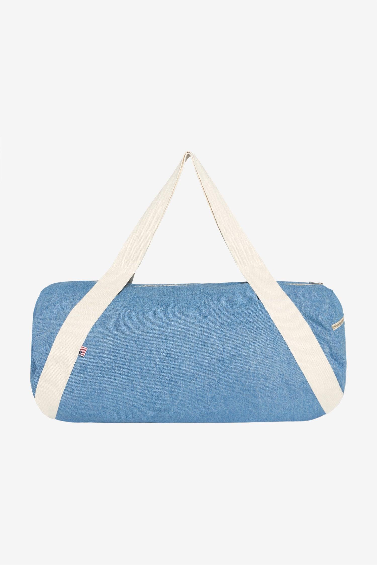 WD04 - Denim Diagonal Strap Gym Bag