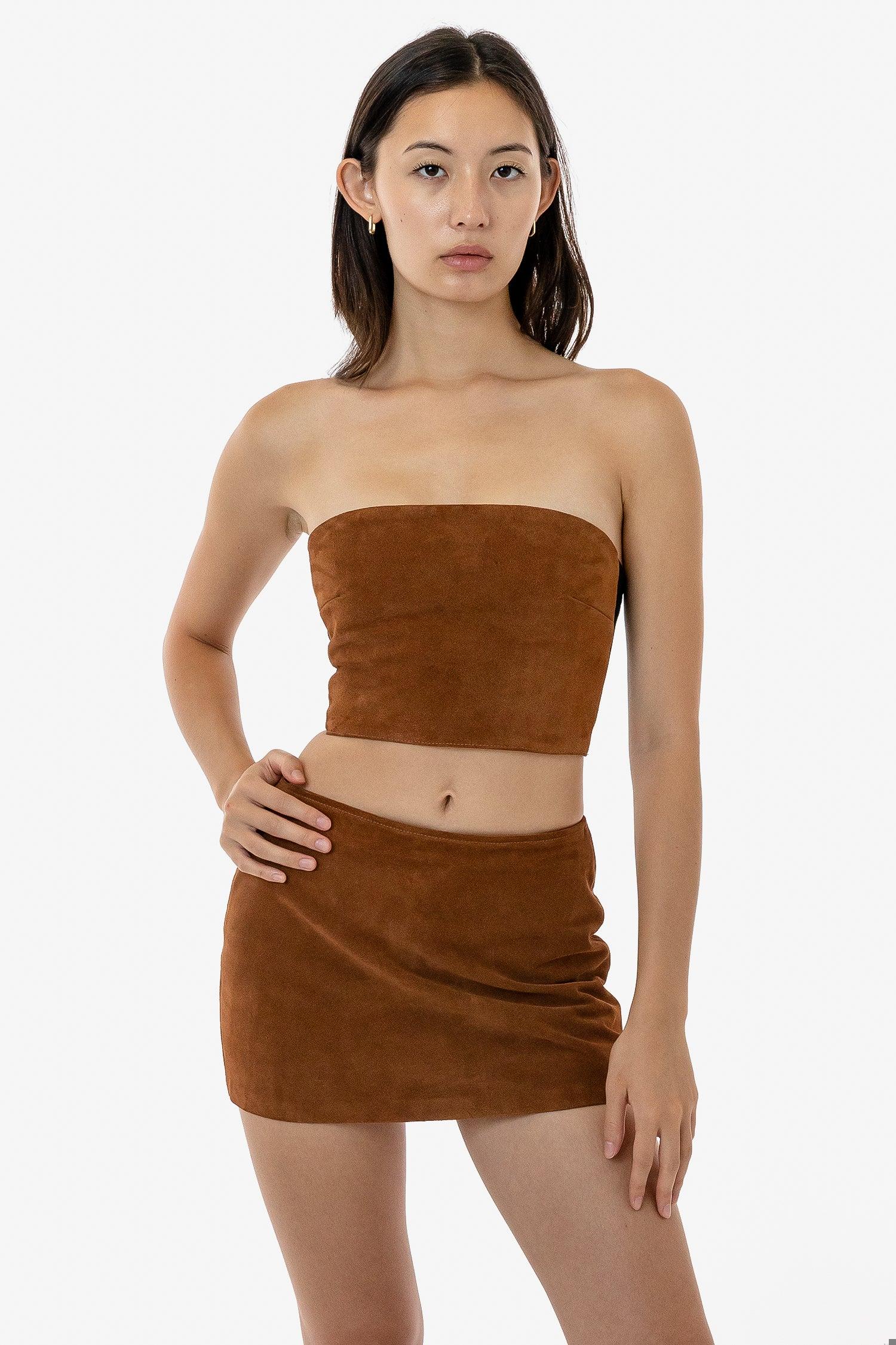 RLH739 - Suede Micro Mini Skort