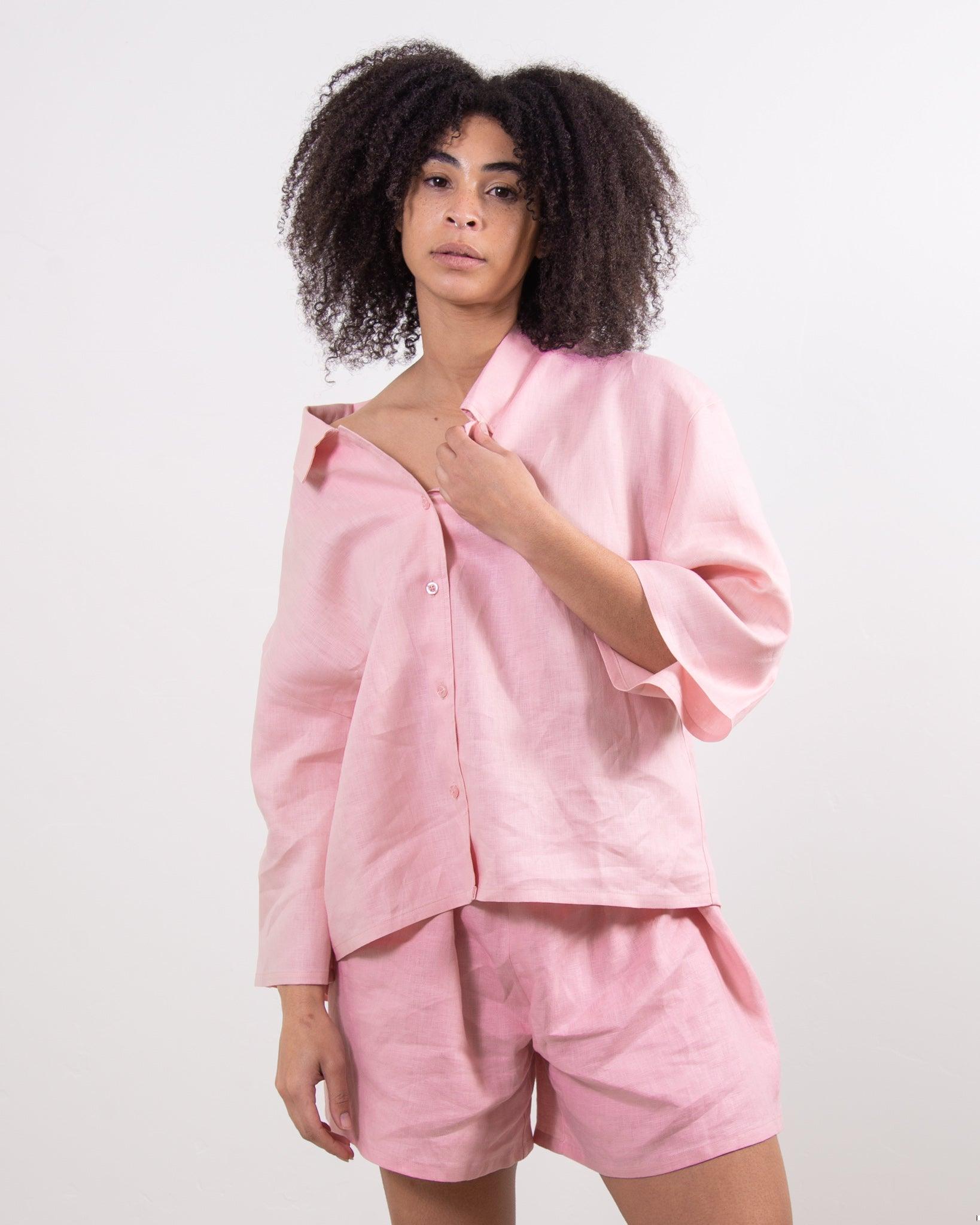 The Linen Set - Pink