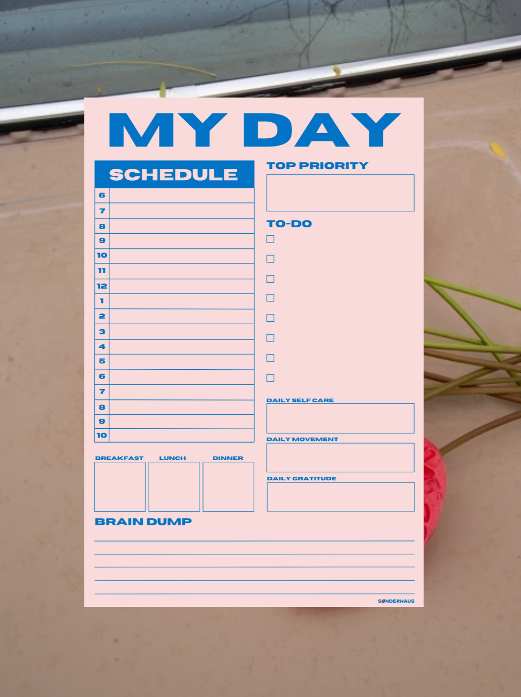 Daily Planner Pad