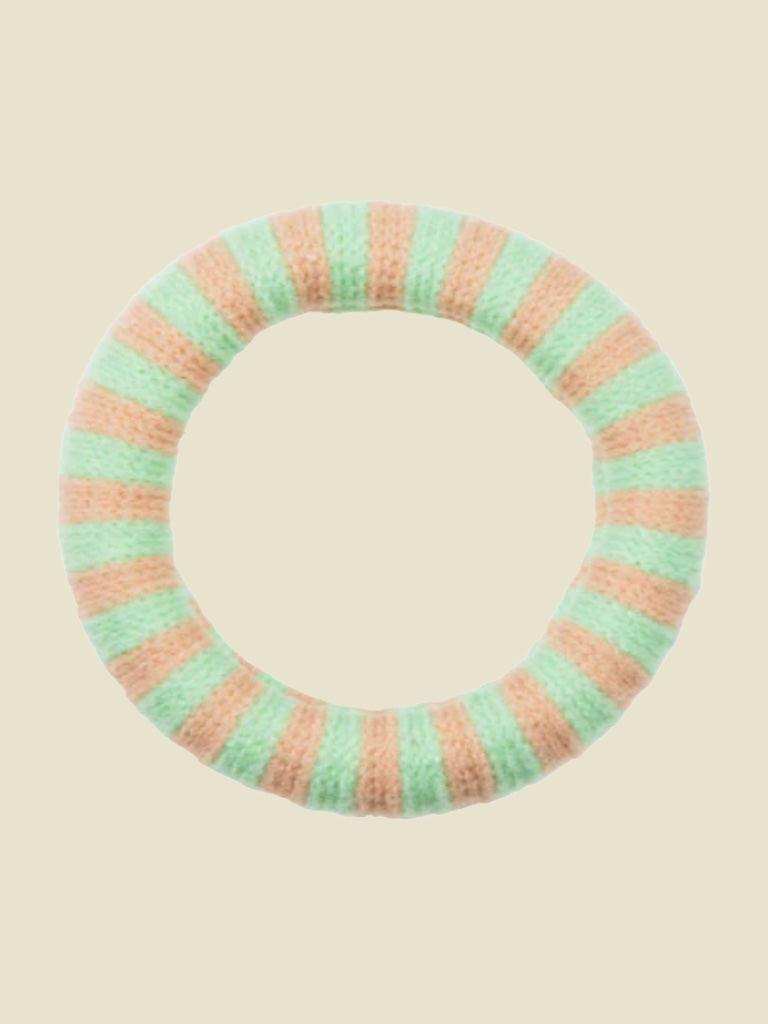 Sweet Mint Gum Stripe Elastic