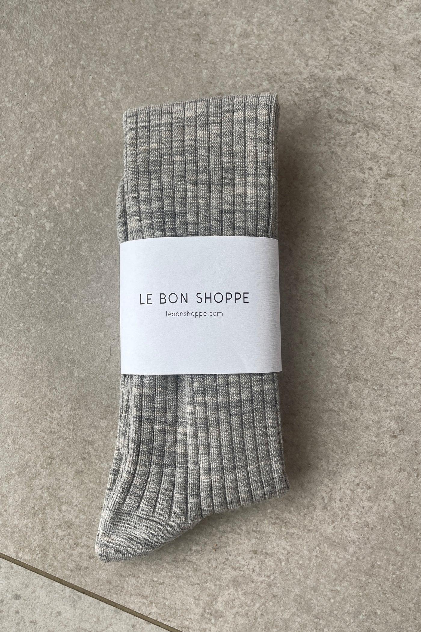 Schoolgirl Socks - Grey Melange